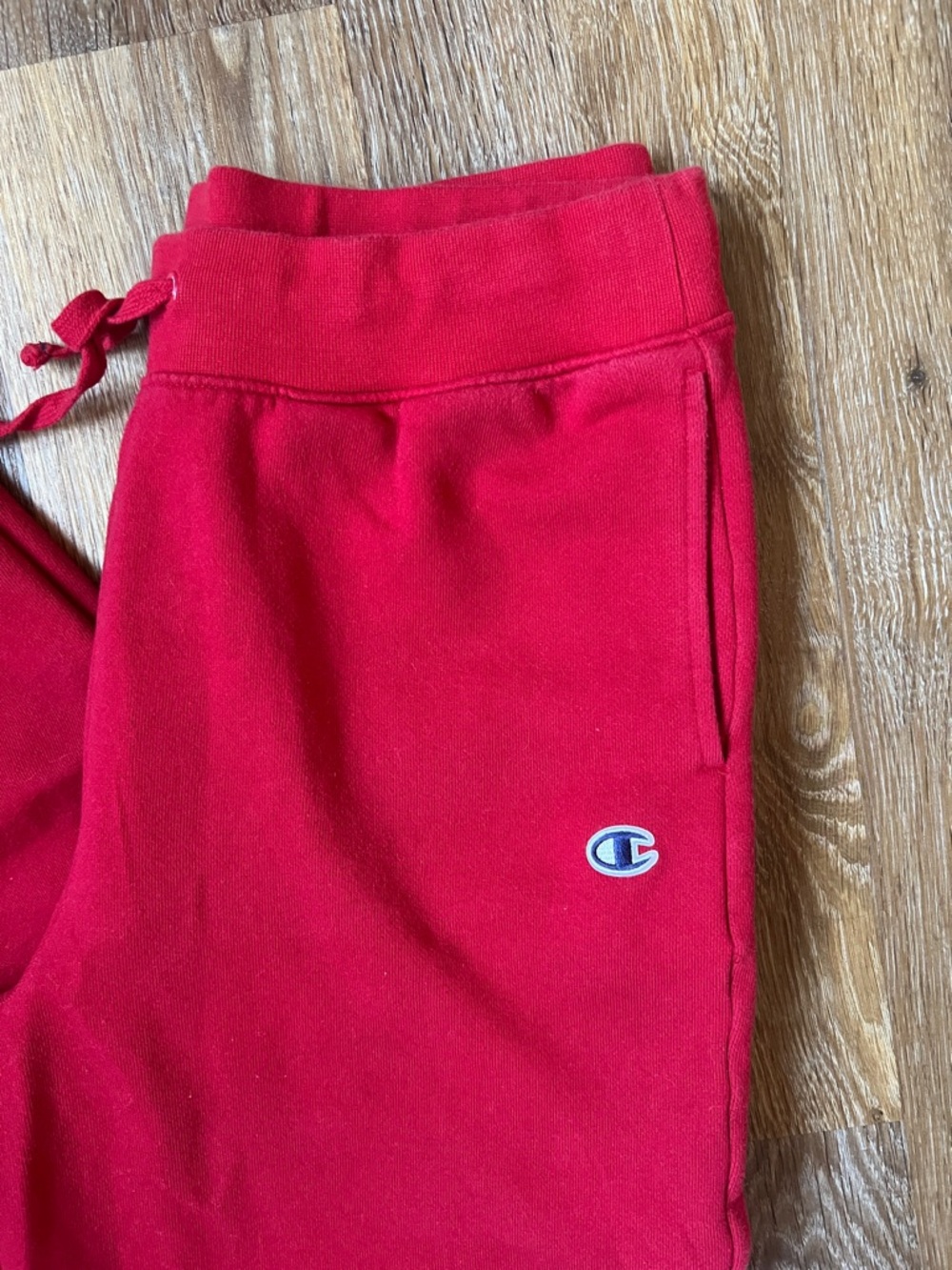 ChampionRed Fleece sweatPants - Picture 2 of 3
